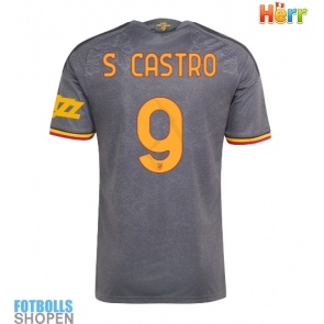 Billiga AS Roma Santiago Castro #9 Tredjeställ 2026-27 Kortärmad